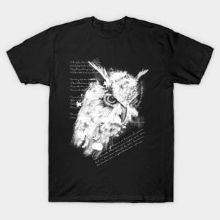 owl and poetry T-Shirt